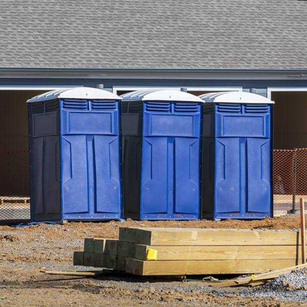 are there any restrictions on what items can be disposed of in the portable restrooms in Spurgeon Indiana